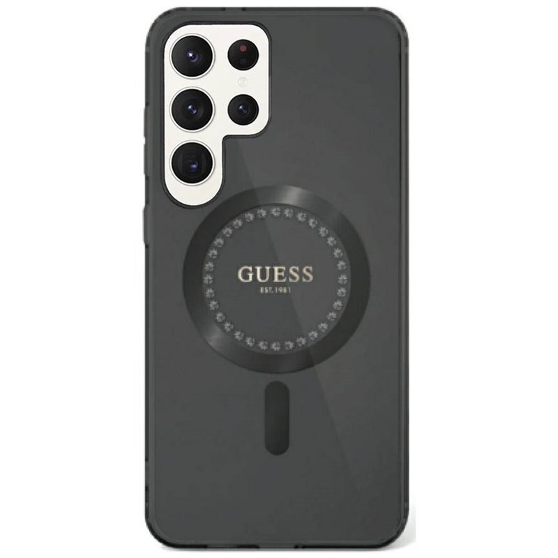 Guess Rhinestone Magsafe Cover Samsung Galaxy S Ultra Sort