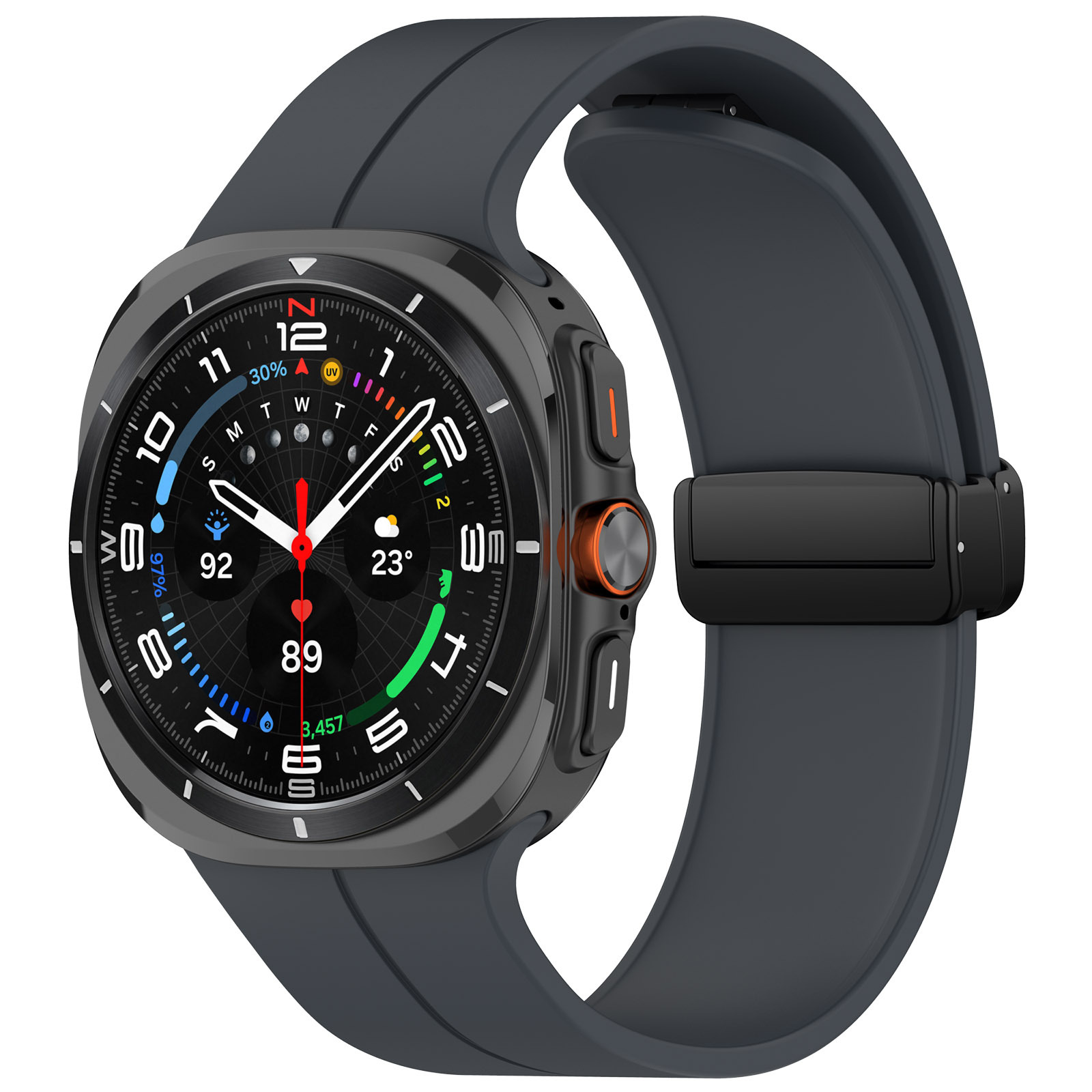 Urrem Med Magnetisk Sp Nde Samsung Watch Ultra Mm Gr Elgiganten