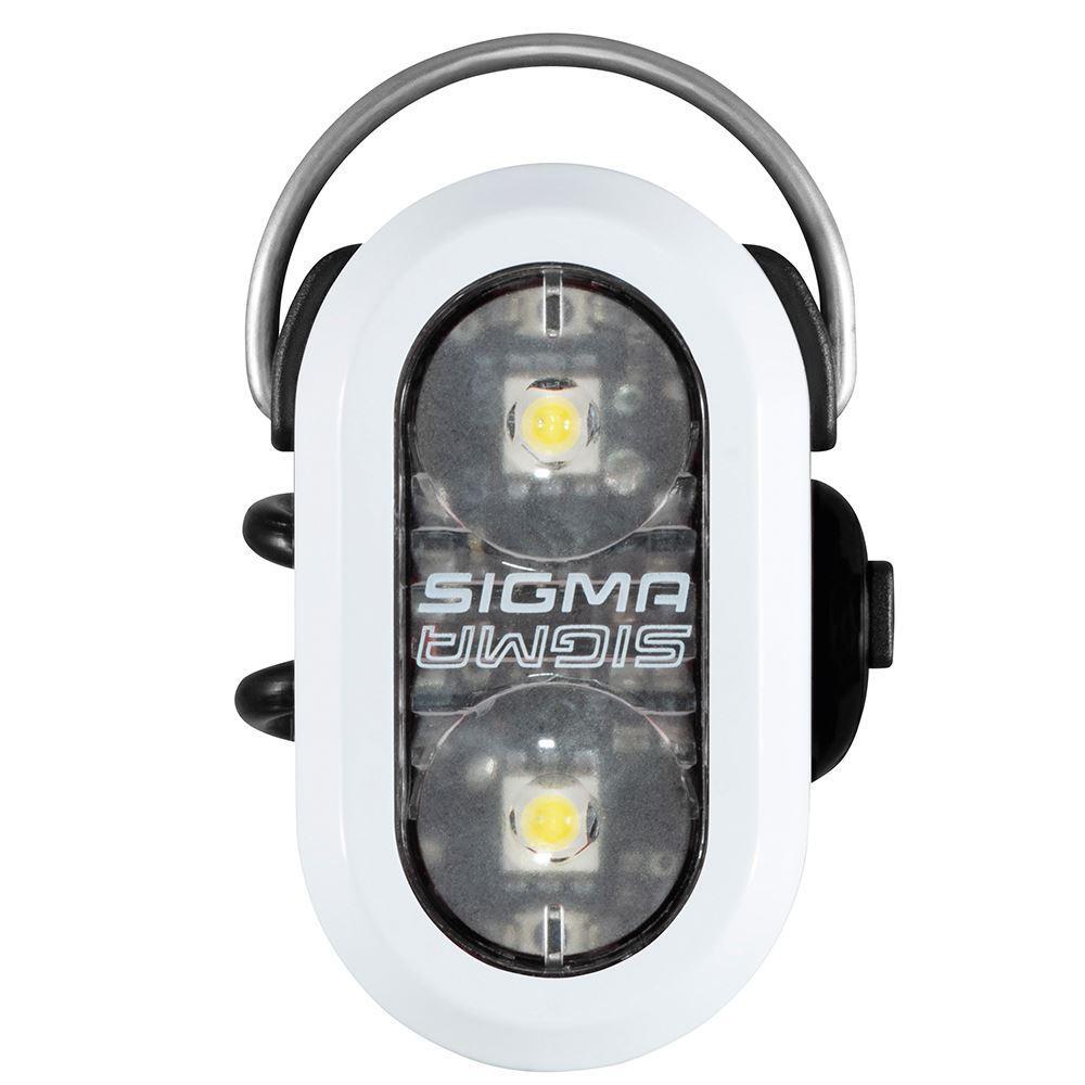 SIGMA Micro Duo – Luce Di Sicurezza LED Universale Per Bici – Rosso E Bianco – Batterie Incluse – 21g