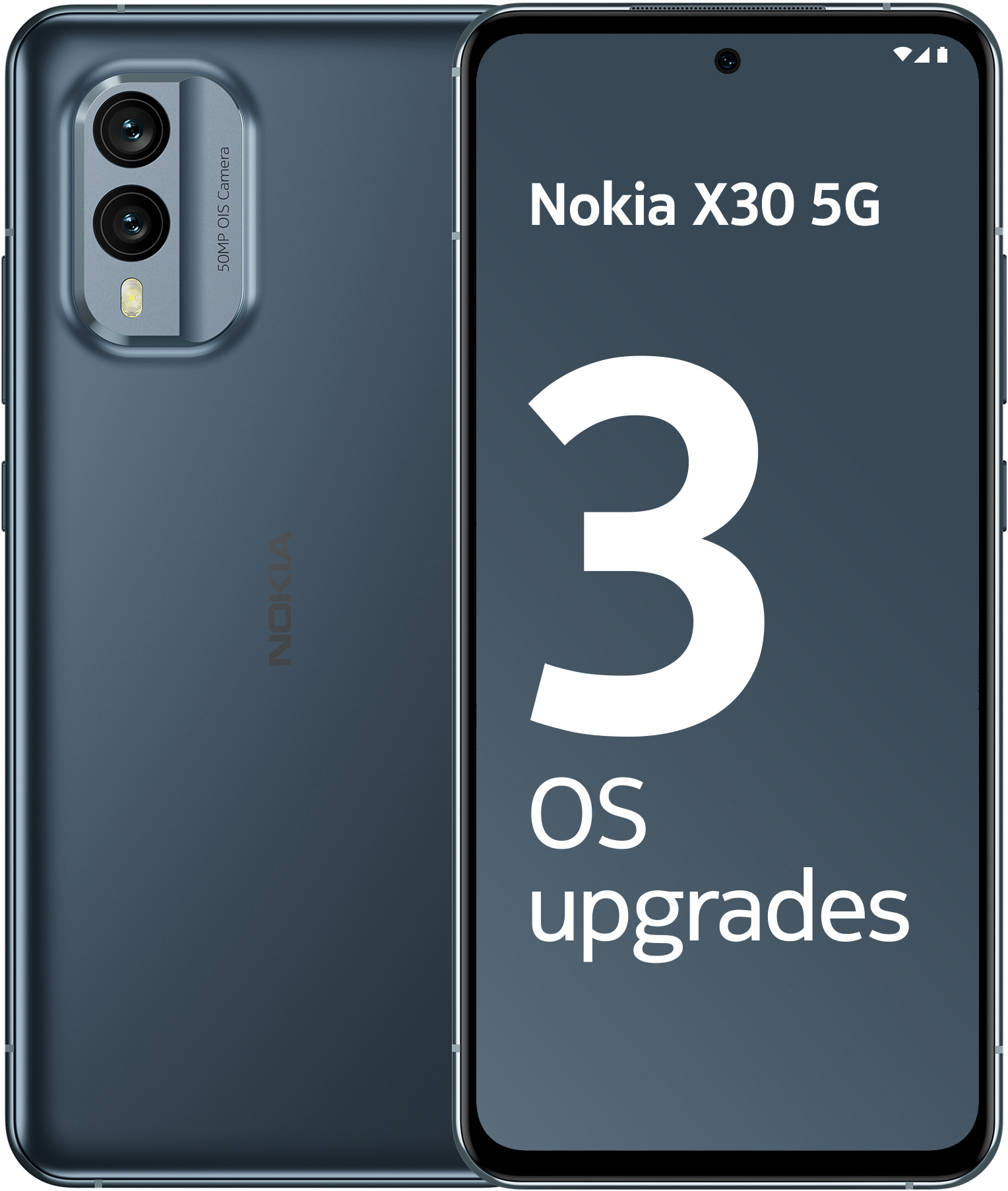 Nokia X30 5G smarttelefon 8/256GB (blå) - Elkjøp | Elkjøp