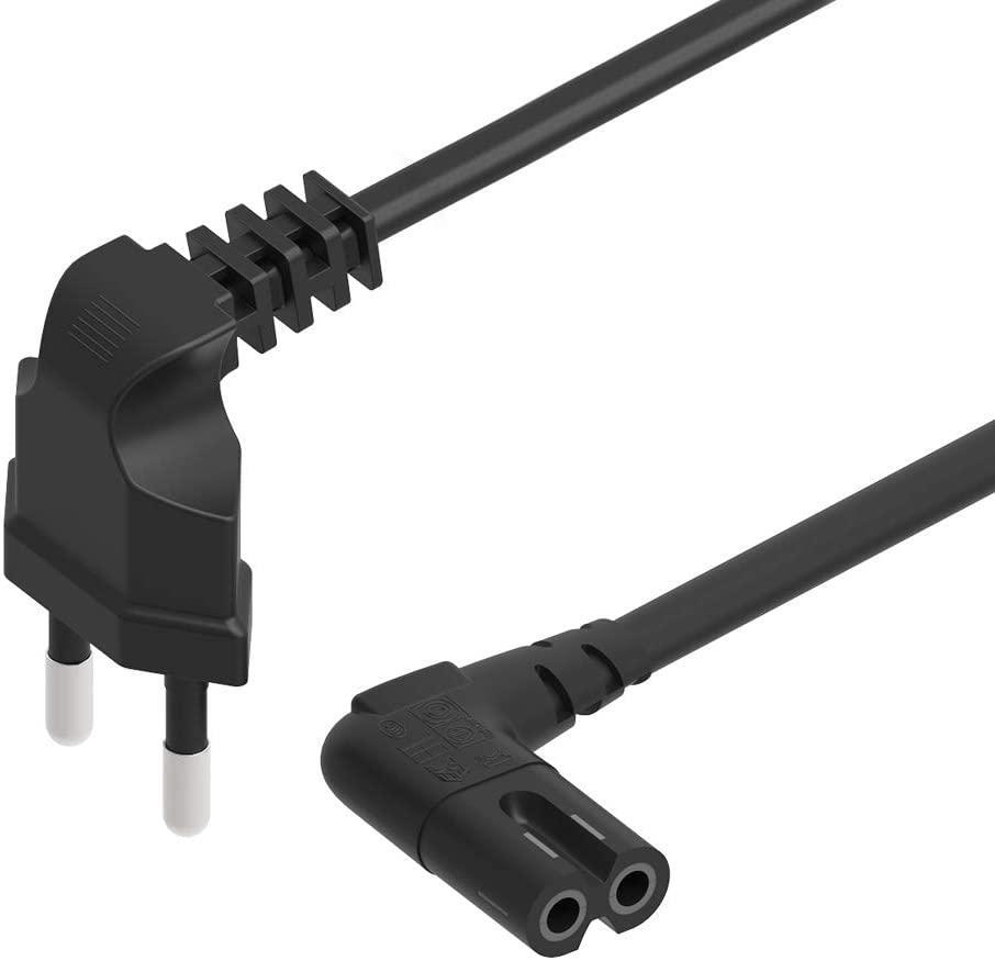 NÖRDIC Strömkabel vinklad 2m 230V apparatkabel - Elgiganten - Elgiganten