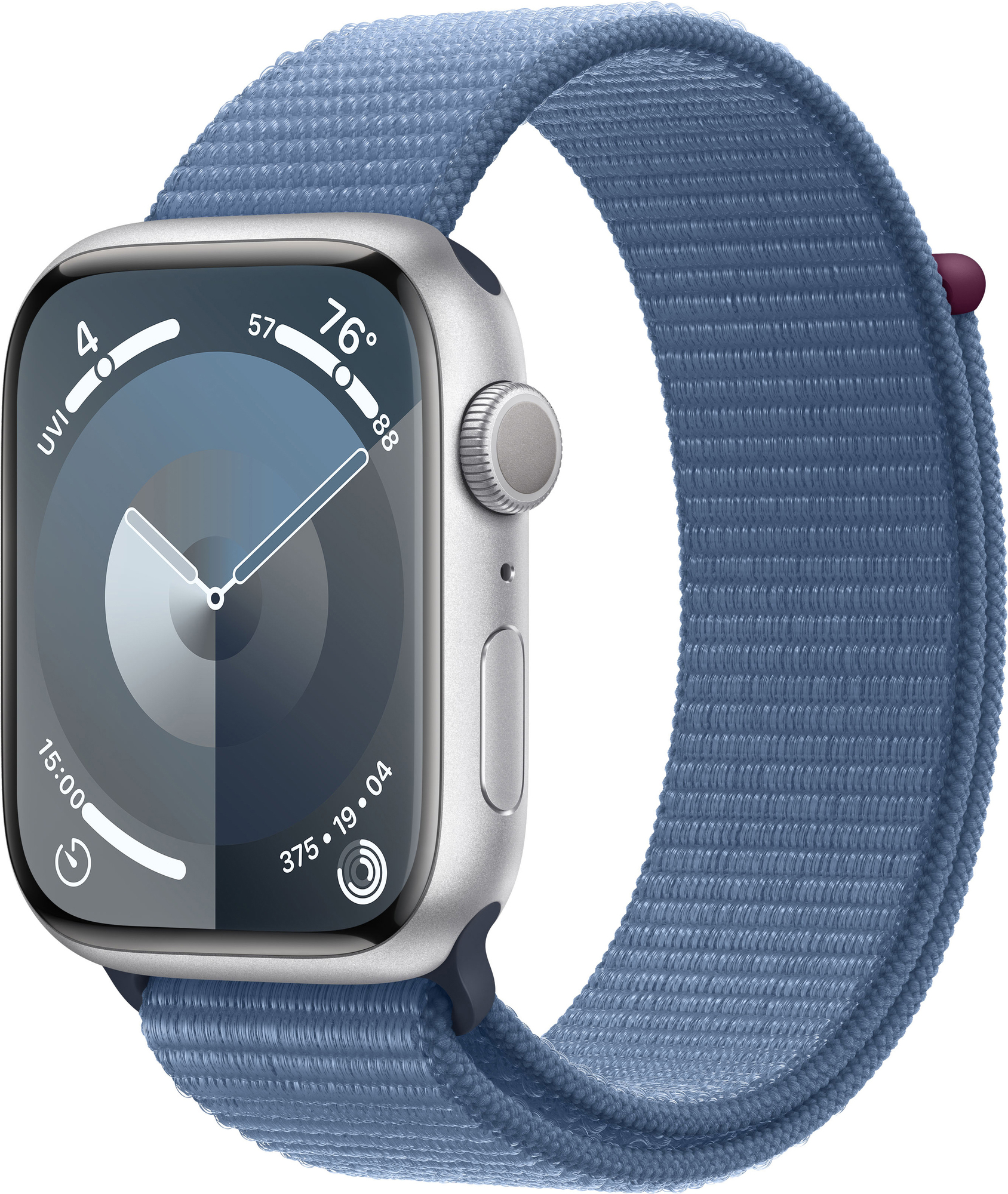 Apple Watch S9 45mm GPS (Silver Alu/Winter Blue sportloop) - Elgiganten ...