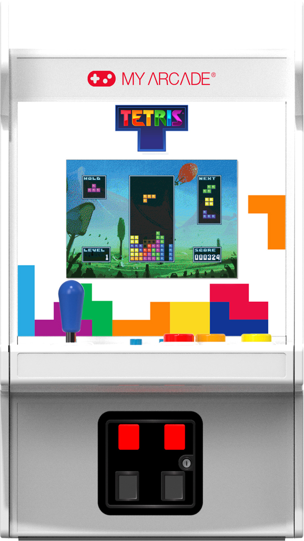 My Arcade Micro Player Pro 6,7” Tetris retro spillkonsoll - Elkjøp | Elkjøp