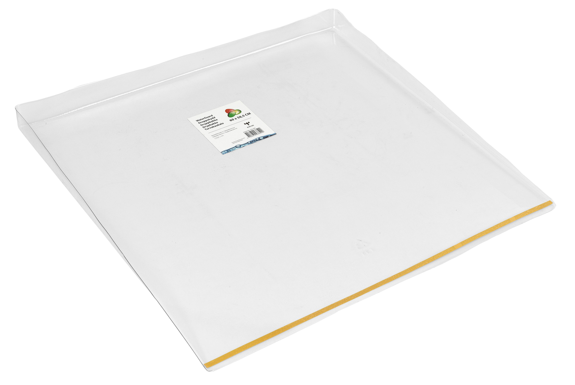 Safety tray for refrigerator