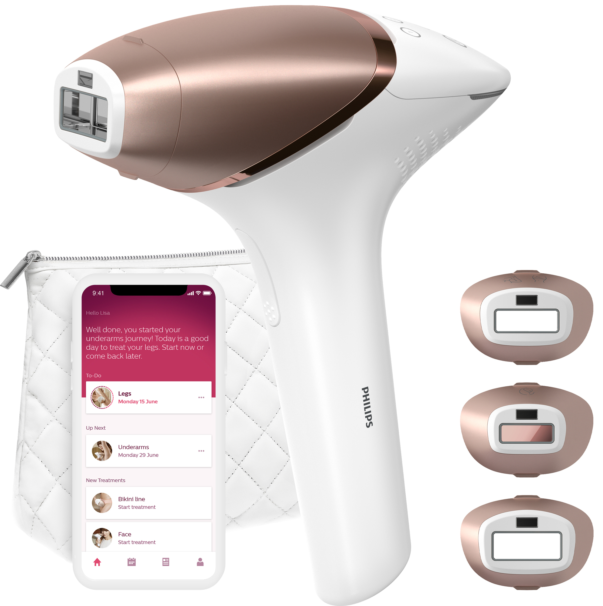 IPL hair removal device
