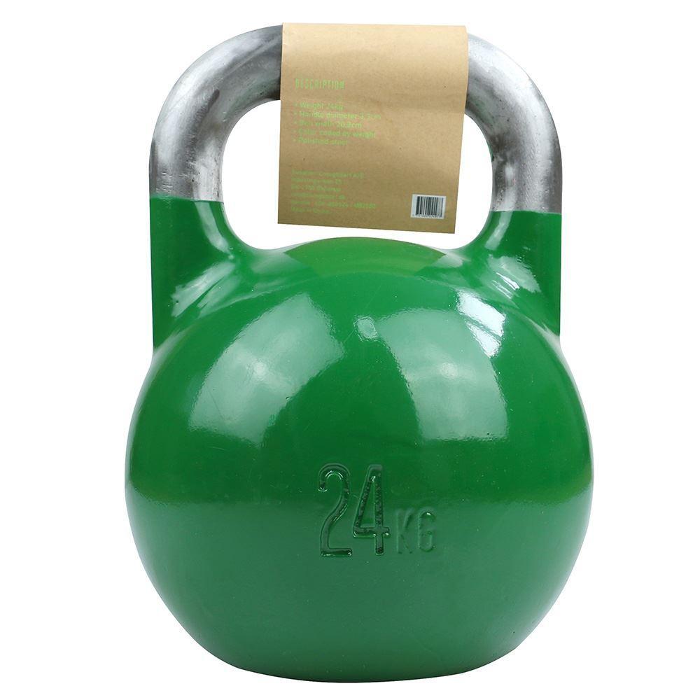 Kettlebell Compétition Acier 12kg - Unisexe - Codage Couleur Standard - Pour Force Et Fitness