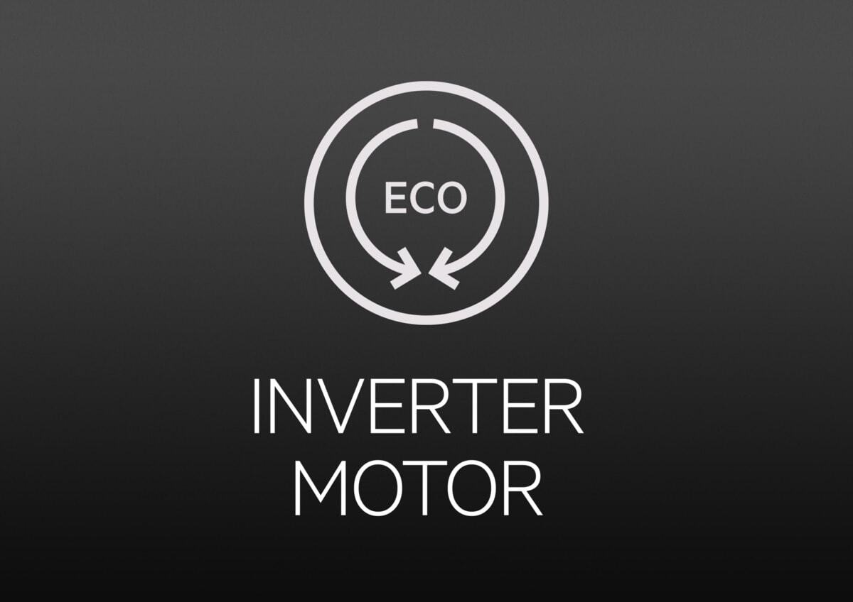 Invertermotor som driver holdbarheten.