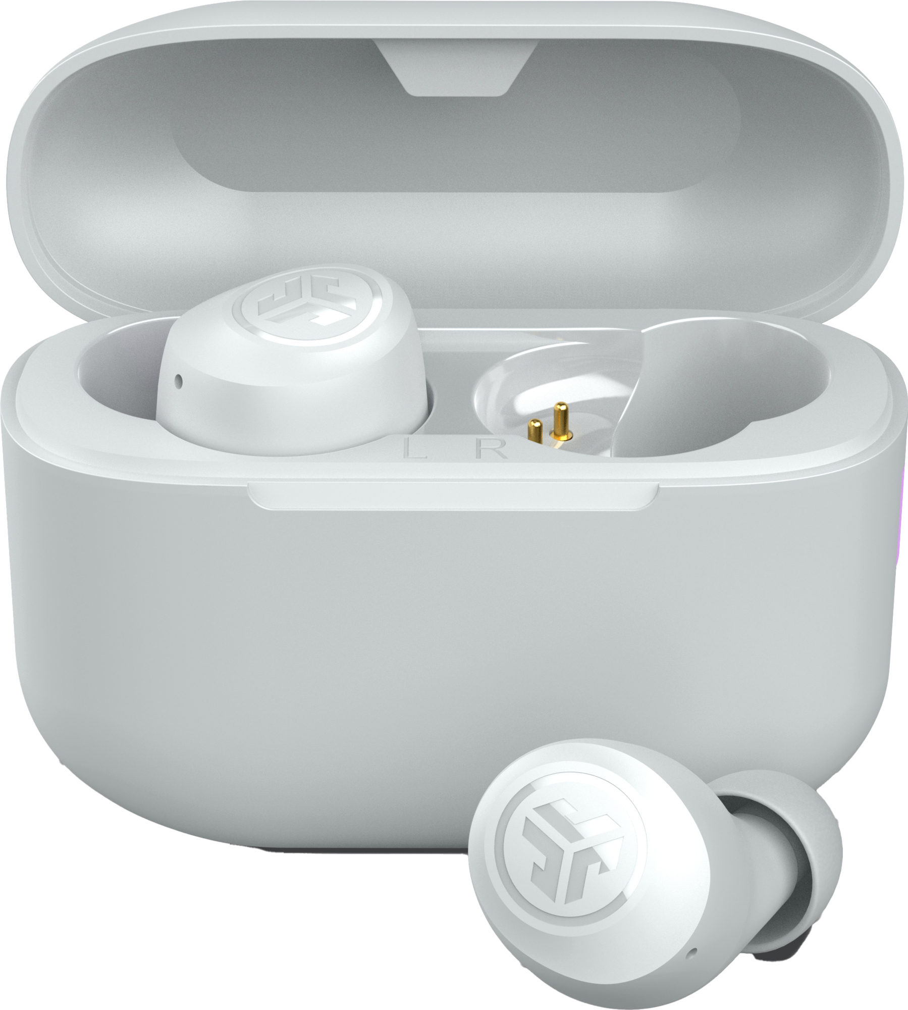 JLab Go Air Pop true wireless in-ear høretelefoner (skyhvid ...