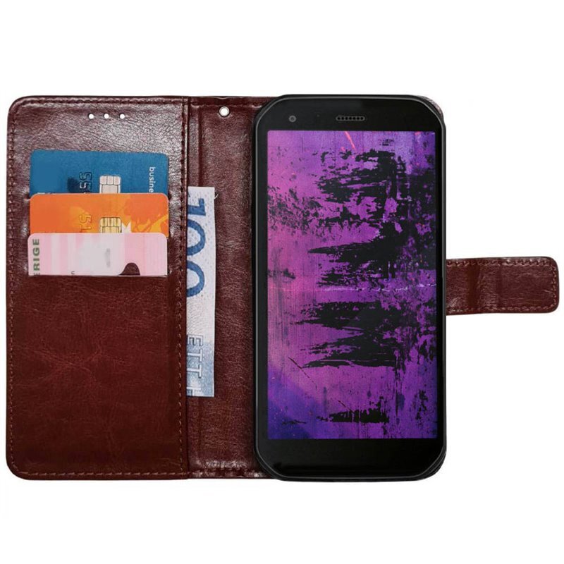 Cover Pixel 6 Portafoglio Pelle Caffè - Protezione Cool Magnetica