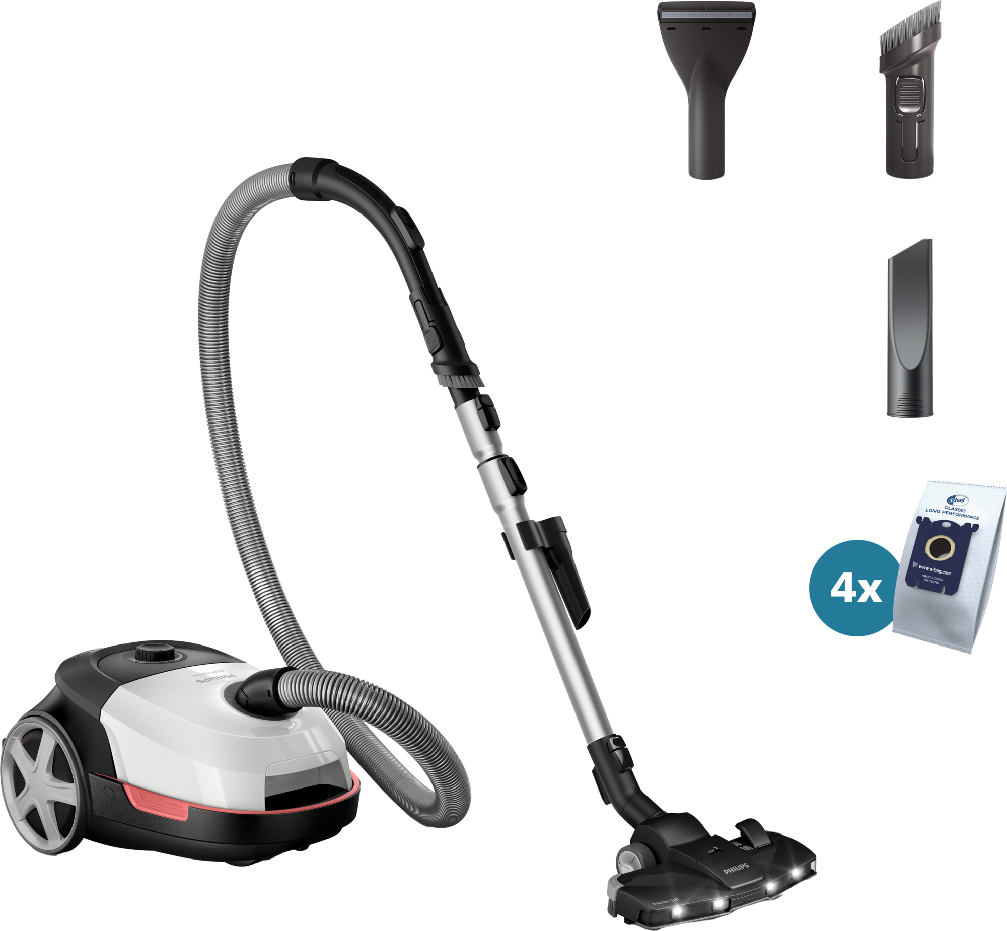 Philips Serie 6000 Dammsugare med påse XD6122/12