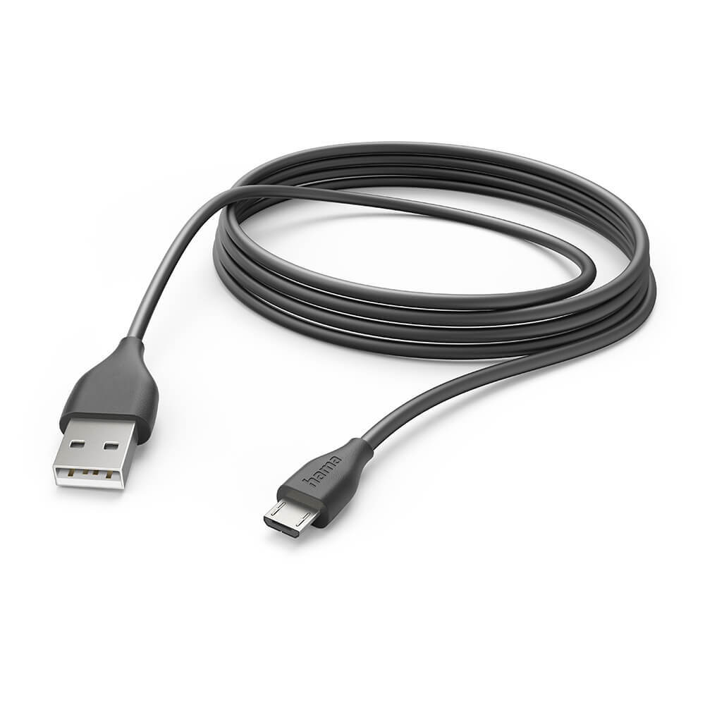 Vhbw Mini USB Kabel Für Canon Digital Ixus – 1,0 M, Daten- Und Ladekabel, Schwarz, Kompatibel Mit Vielen Modellen