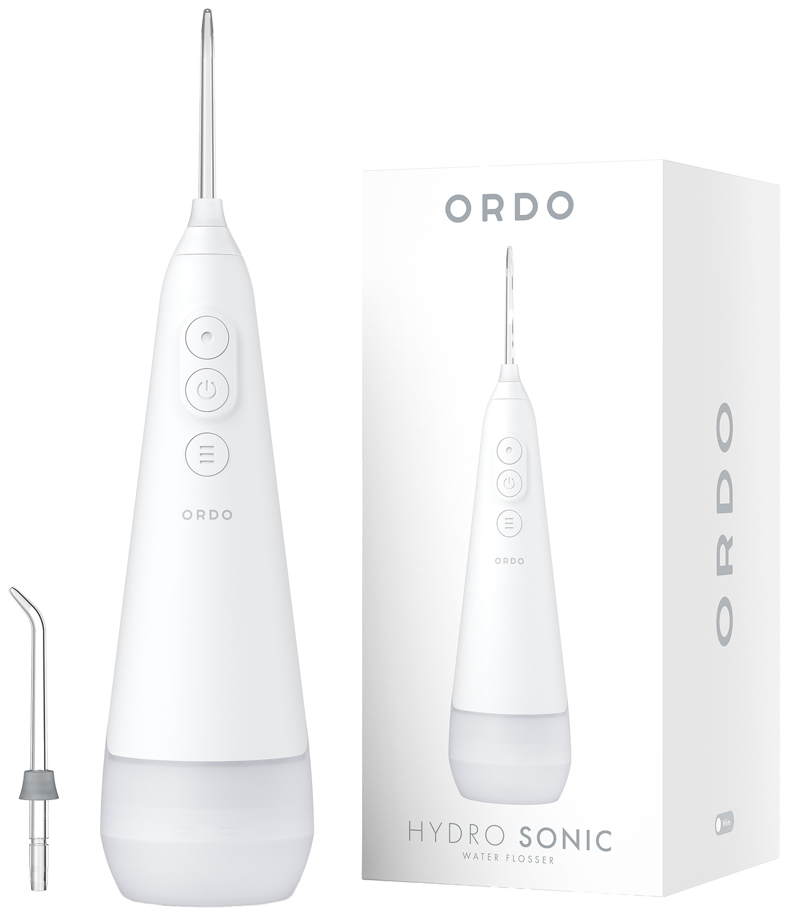 Ordo Hydro Sonic+ vannflosser 38675 (hvit) - Elkjøp | Elkjøp