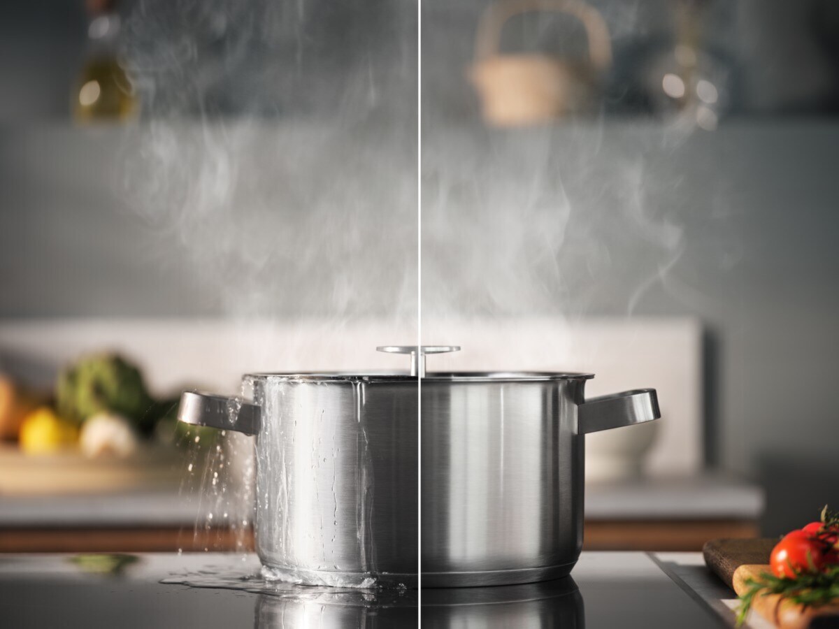 Kiehuvan veden hallinta SenseBoil®-keittotason avulla