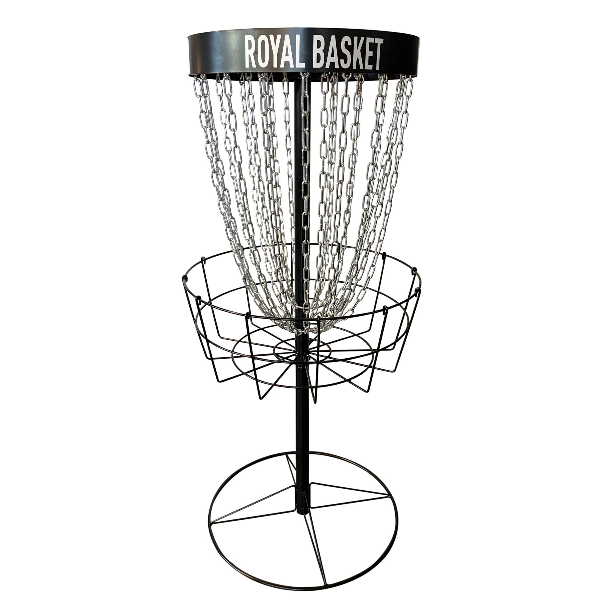 Cesto Da Disc Golf Viking Battle Basket PRO - Bersaglio Portatile Per Putting, Altezza 130 Cm, Nero - Foto 2