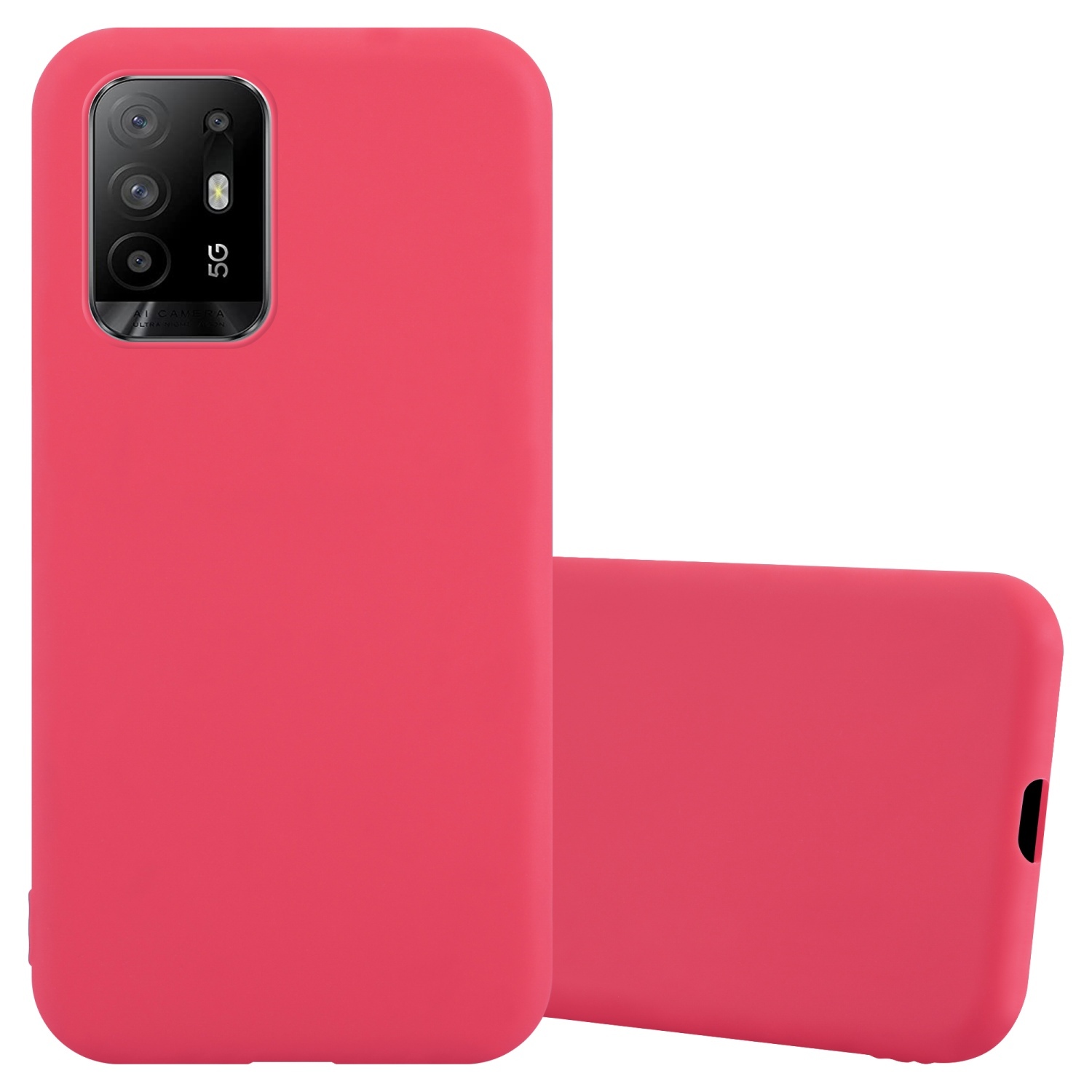 MOBESV Custodia A Libro Magnetica Per Xiaomi Redmi Note 5 – Pelle Sintetica Con Porta Carte E Supporto, Rossa