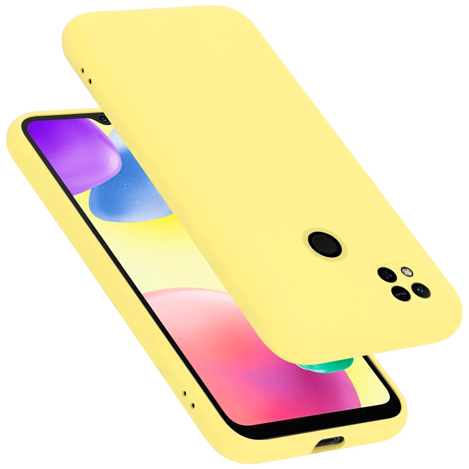 Cover per Xiaomi Redmi 9C / 10A, Custodia Nero Silicone