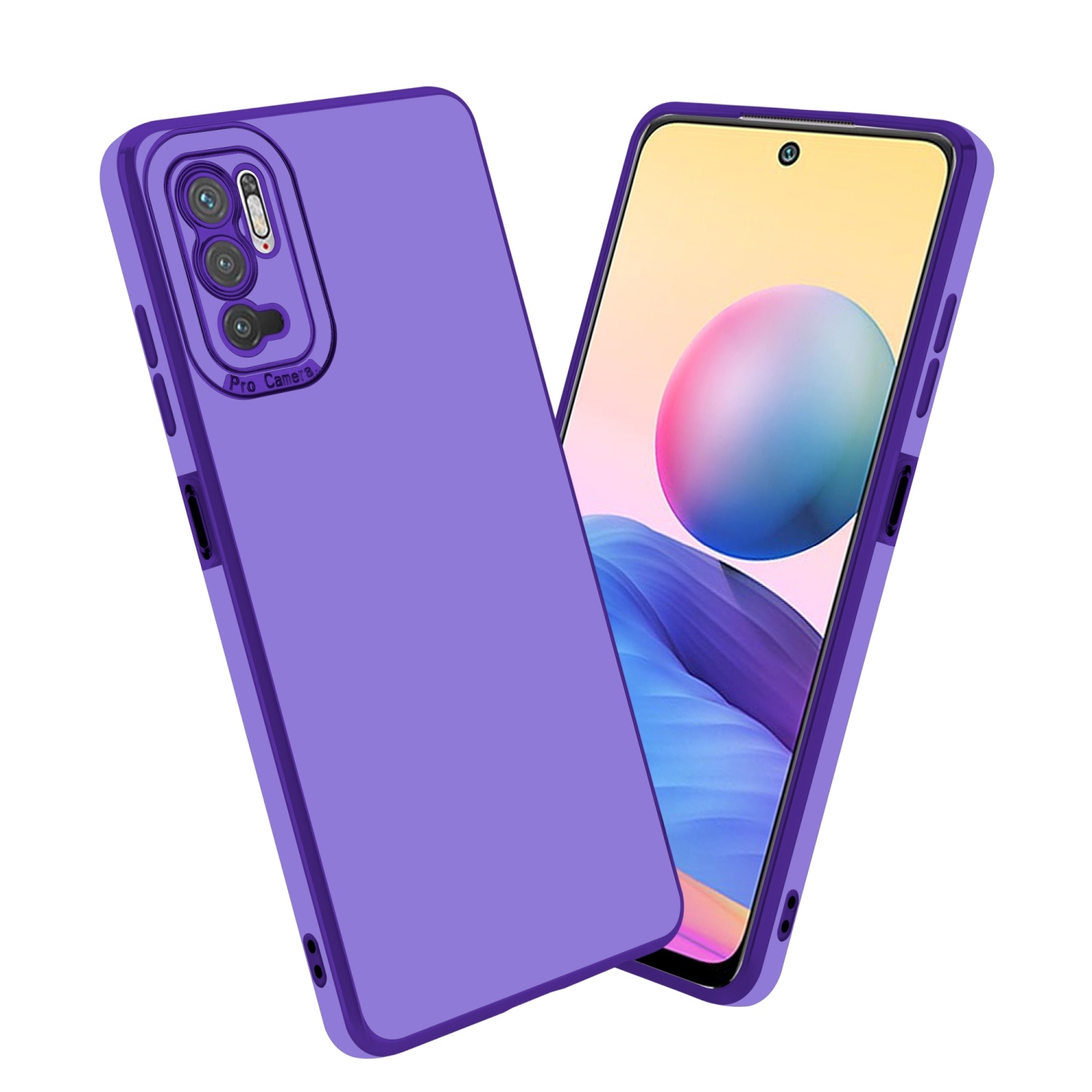 Custodia per Xiaomi Redmi Note 10 5G / Xiaomi Poco M3 Pro, con Supporto