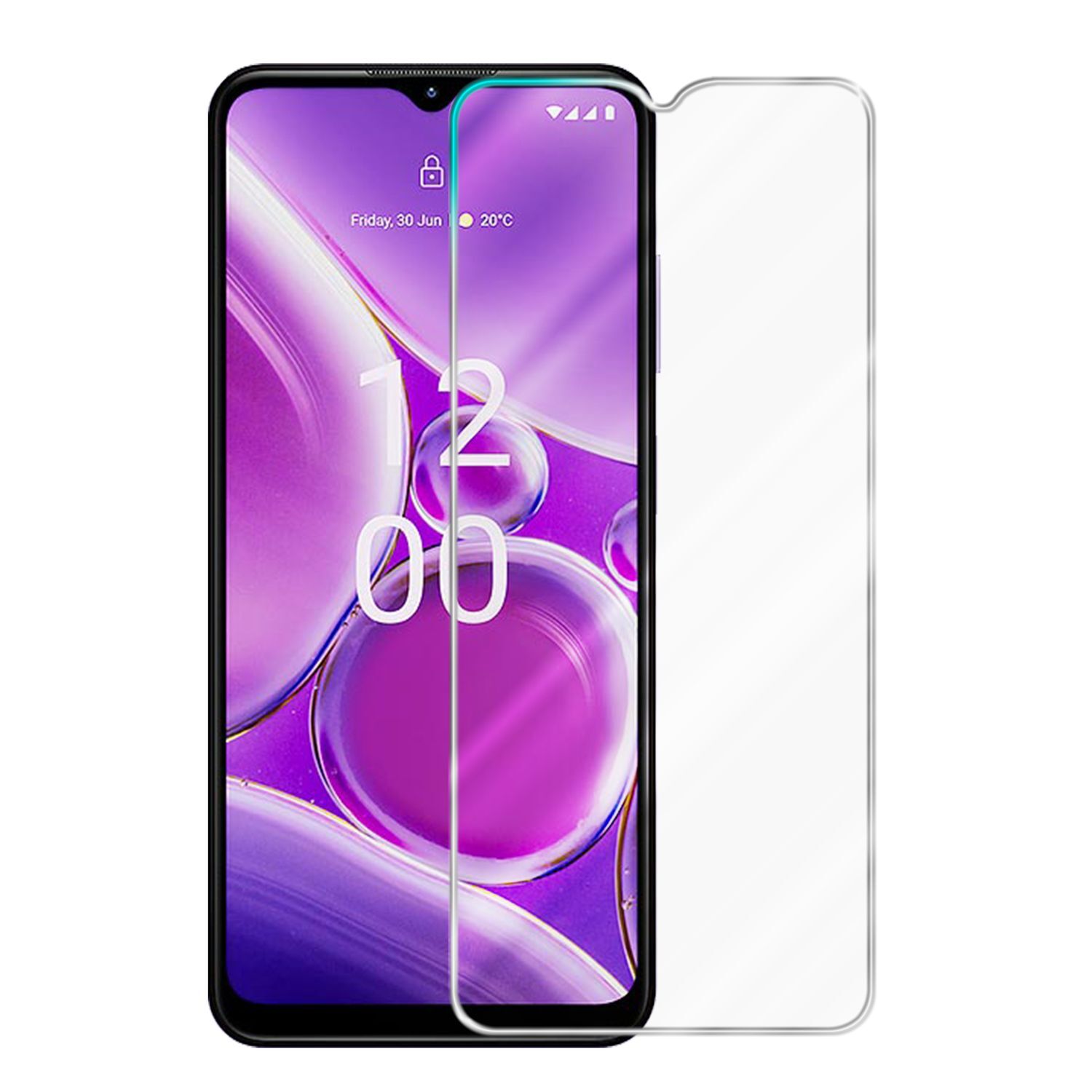 Upscreen Pellicola Privacy Anti-Spy Per Nokia G42 5G - Made In Germany, Protezione Schermo