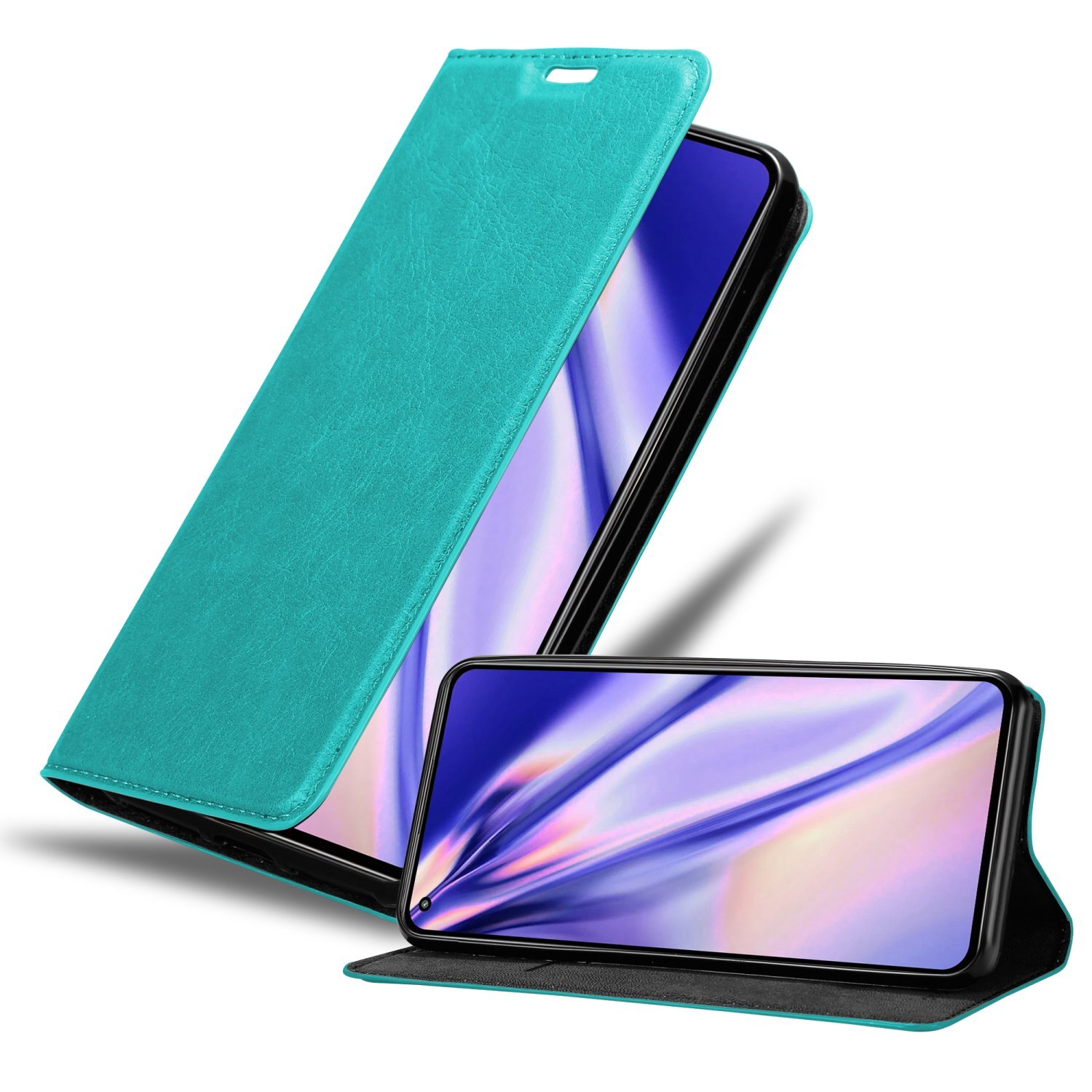 HAOYE Custodia Portafoglio In Pelle Per Xiaomi Mi 11 Lite 4G/5G/5G NE – Con Slot Carte, Stand, Blu
