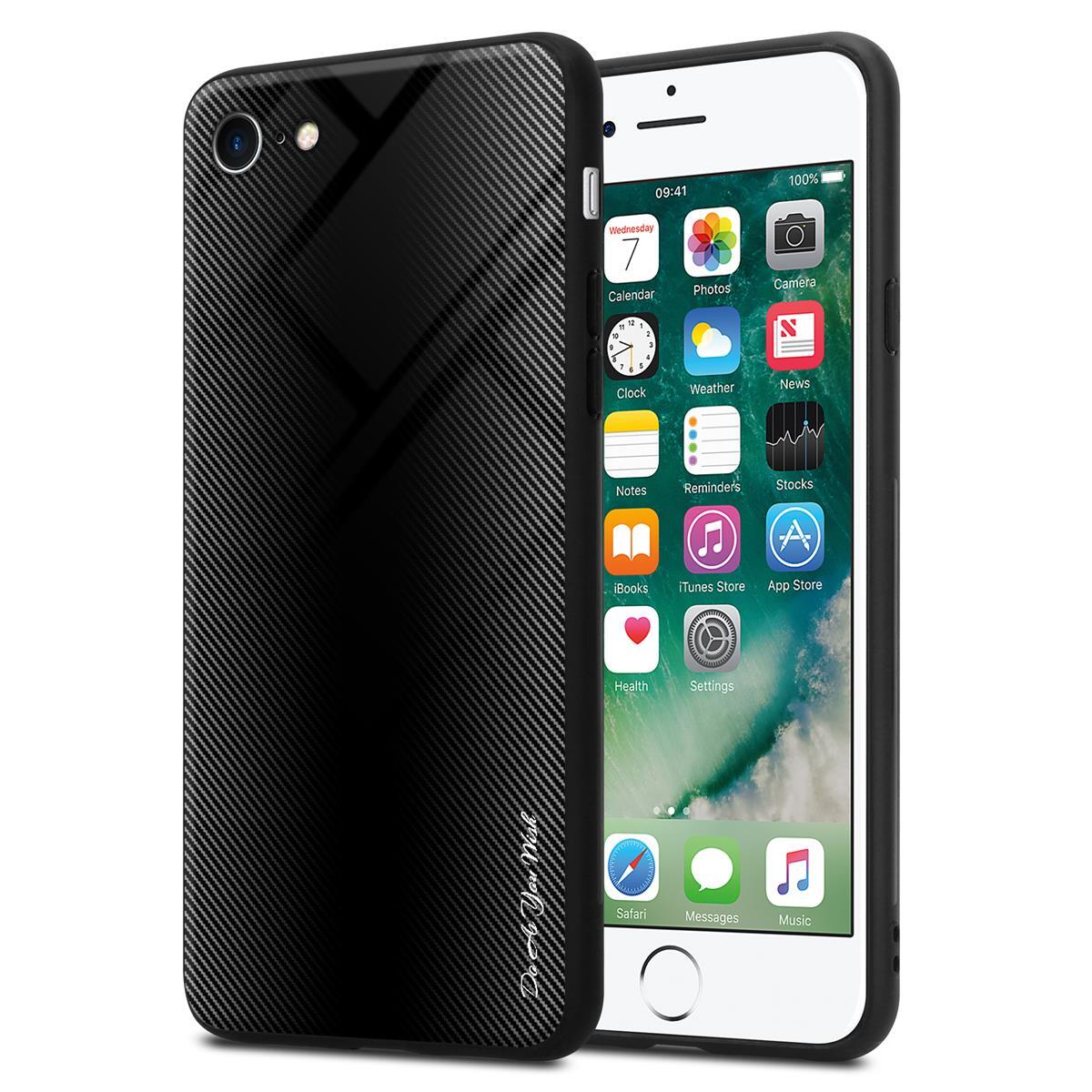 iPhone 7 / 7S / 8 / SE 2020 Deksel Case Cover (svart) Elkjøp Elkjøp