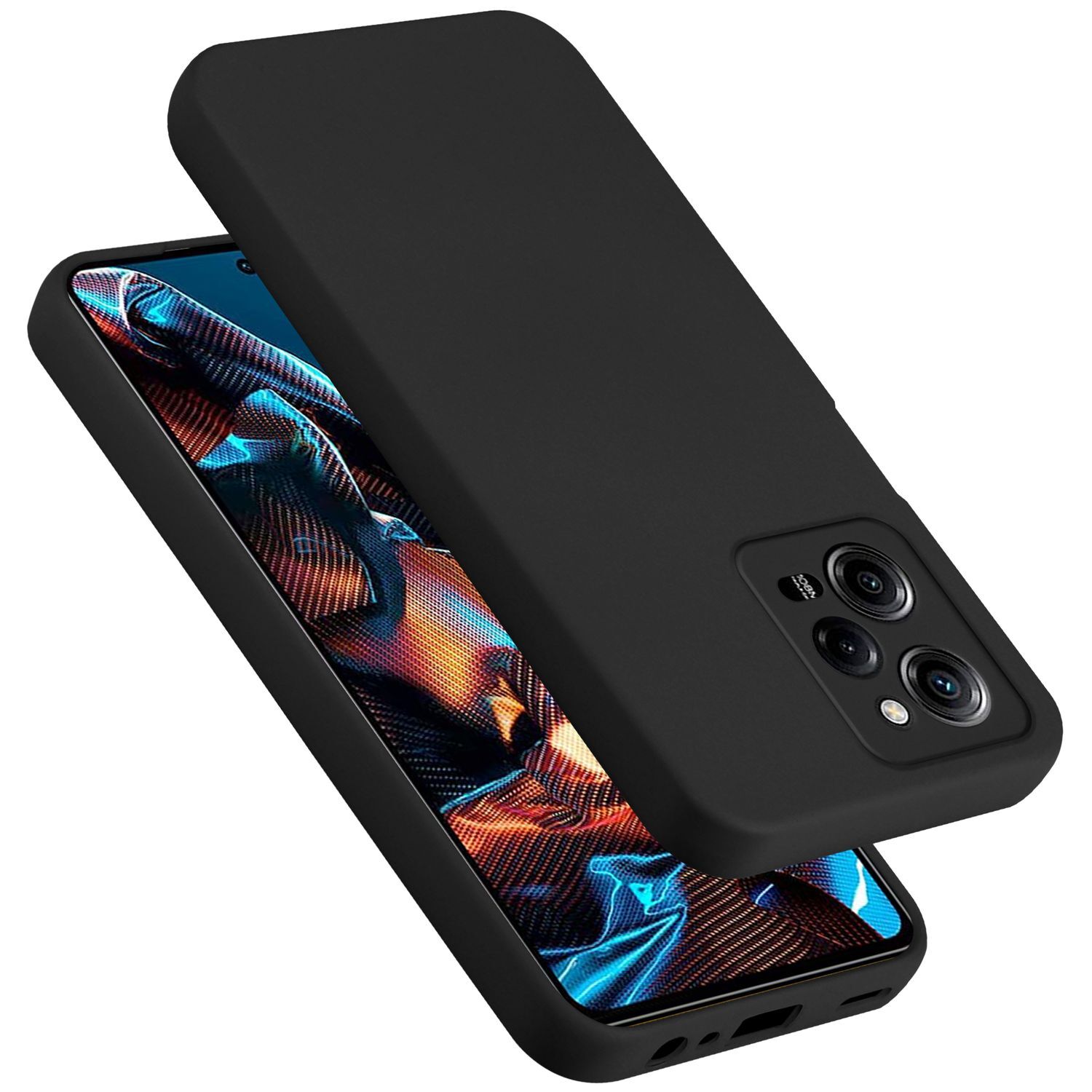 Vauki Cover con Cordino per Xiaomi Poco X5 Pro/Redmi Note 12 Pro 5G, Custodia con Laccio Collana Tracolla Trasparente Silicone TPU+PC Bumper Back