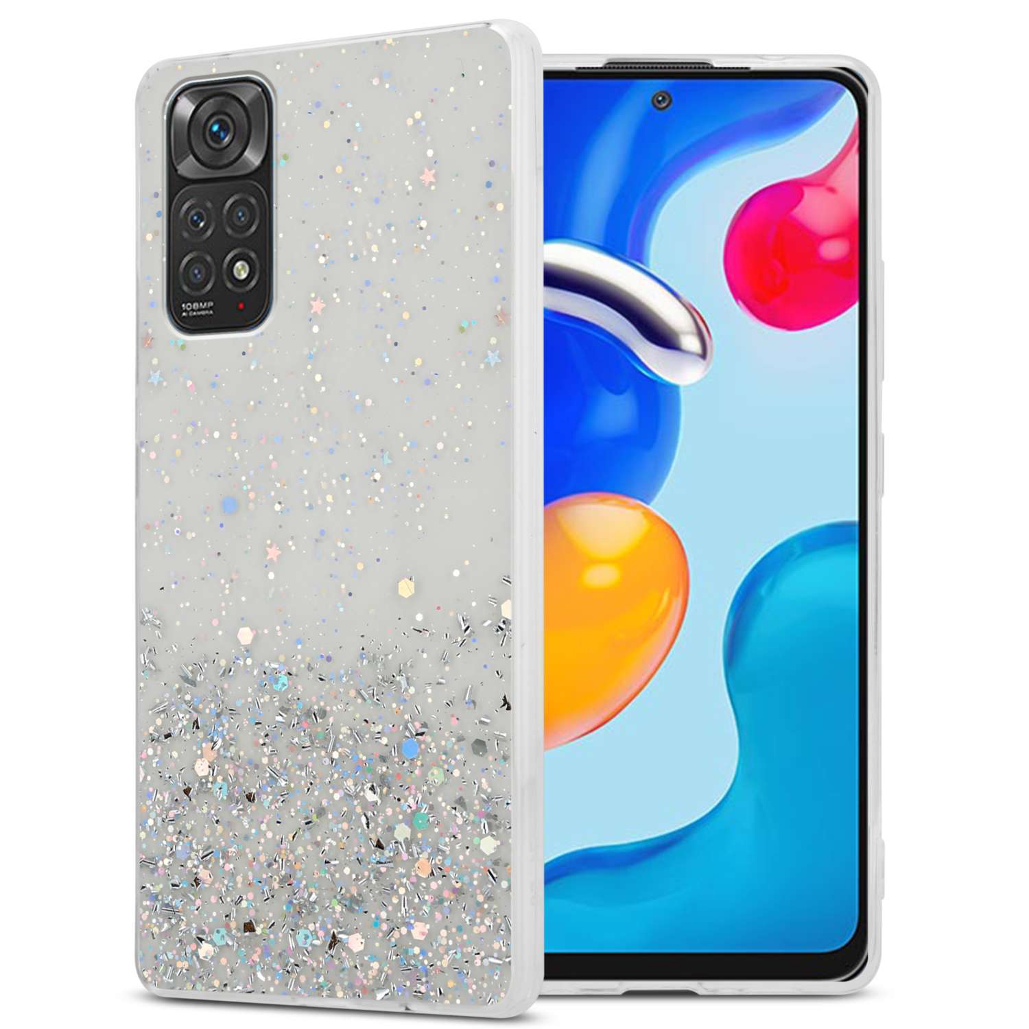 Cadorabo cover compatibile con Xiaomi RedMi NOTE 11 4G / 11S 4G, cover in silicone liquido per