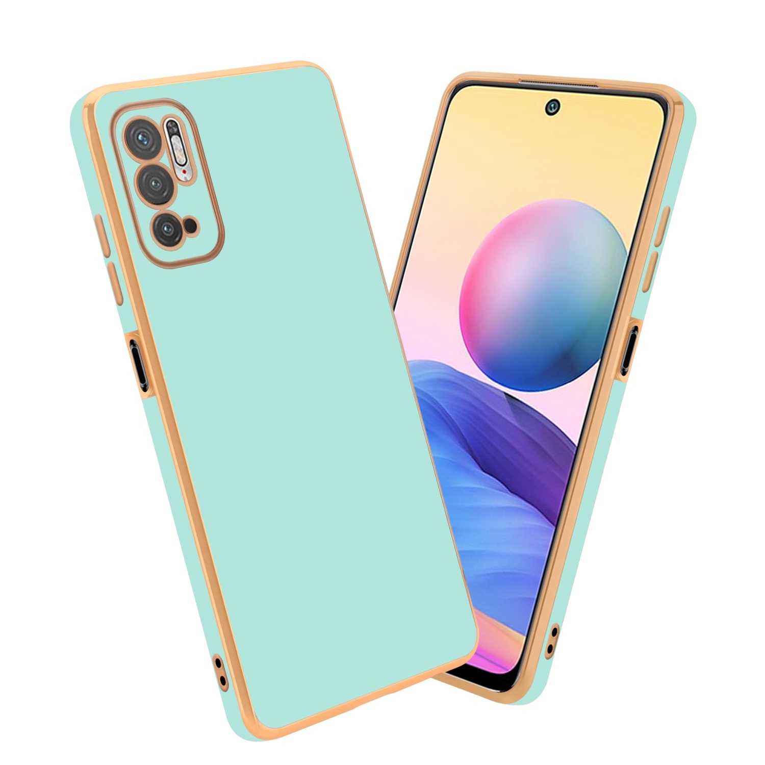 RanTuo Custodia per Xiaomi Redmi Note 10 PRO Max Cover, PC + TPU Bordo Morbido 2 in 1, Antiurto, Resistente ai Graffi, Supporto per Anello Invisibile, Cover per Xiaomi Redmi Note 10