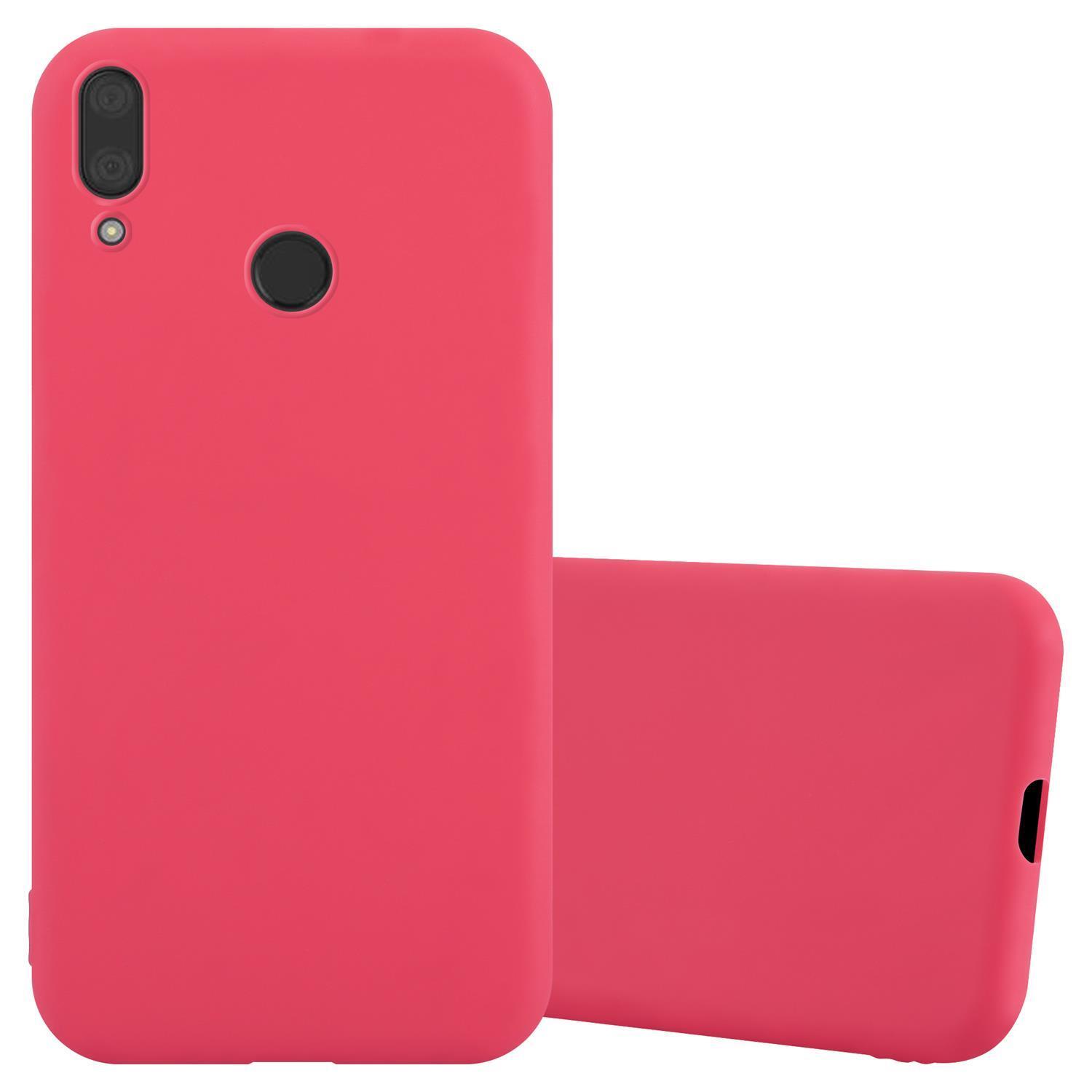 Captor Cover Trasparente per Huawei Y7 2019, Custodia TPU in Silicone Flessibile Morbida e Sottile, Protezione Full Body con Bordo Rialzato per Schermo e Fotocamera