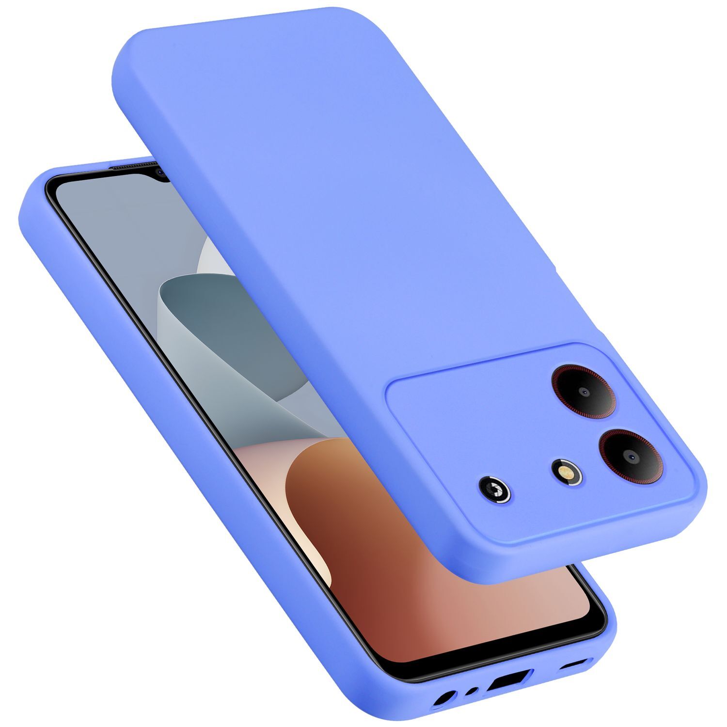 Cover A Libro Per ZTE Blade A54 Con Stampa Lupo – Custodia Portafoglio In PU Con Chiusura Magnetica E Cordino - 4