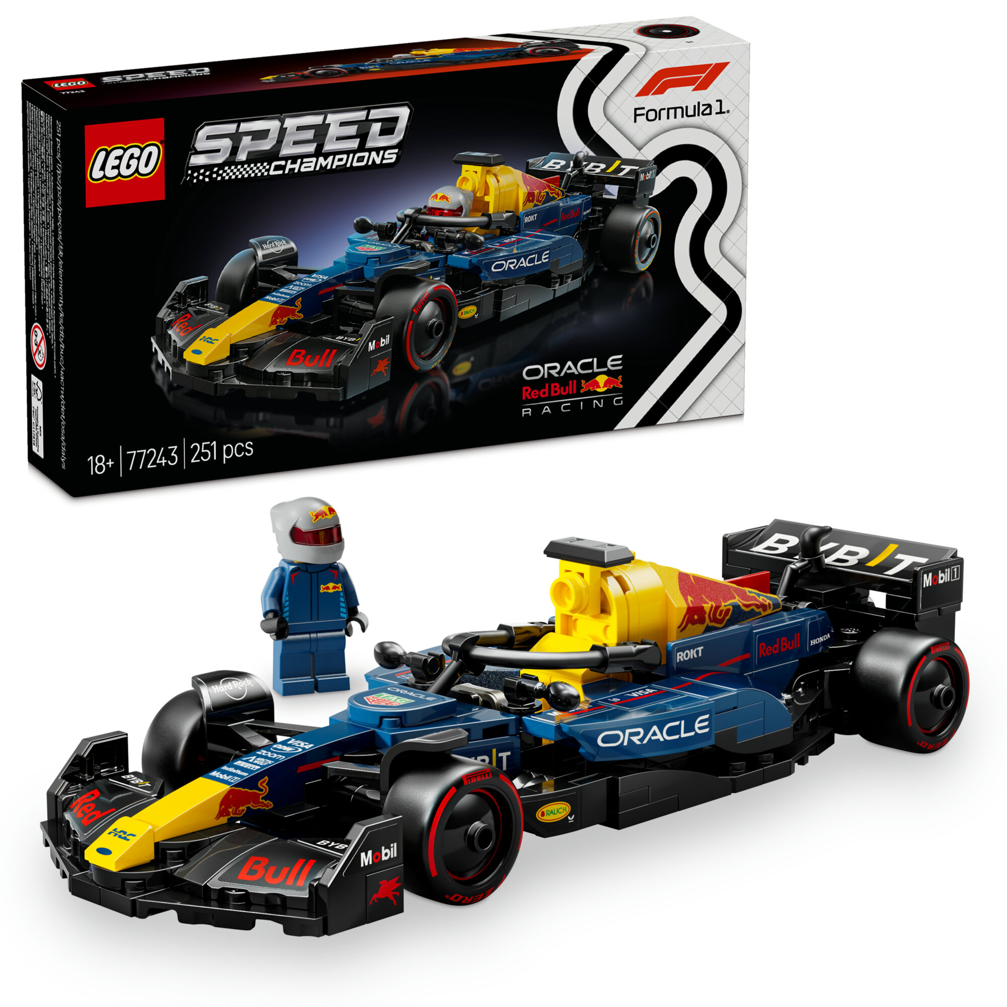 LEGO Speed Champions Oracle Red Bull Racing RB20 F1-racerbil 77243 ...