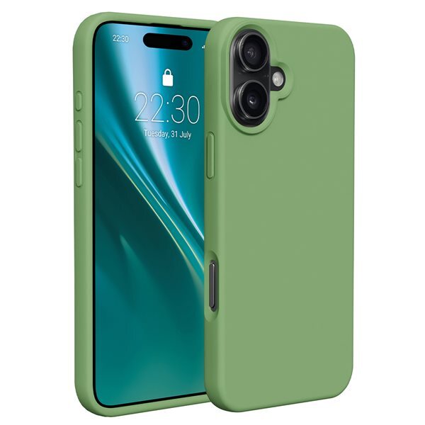 Etteri silikoneetui til iPhone 16 Plus med hul til håndledsrem ...