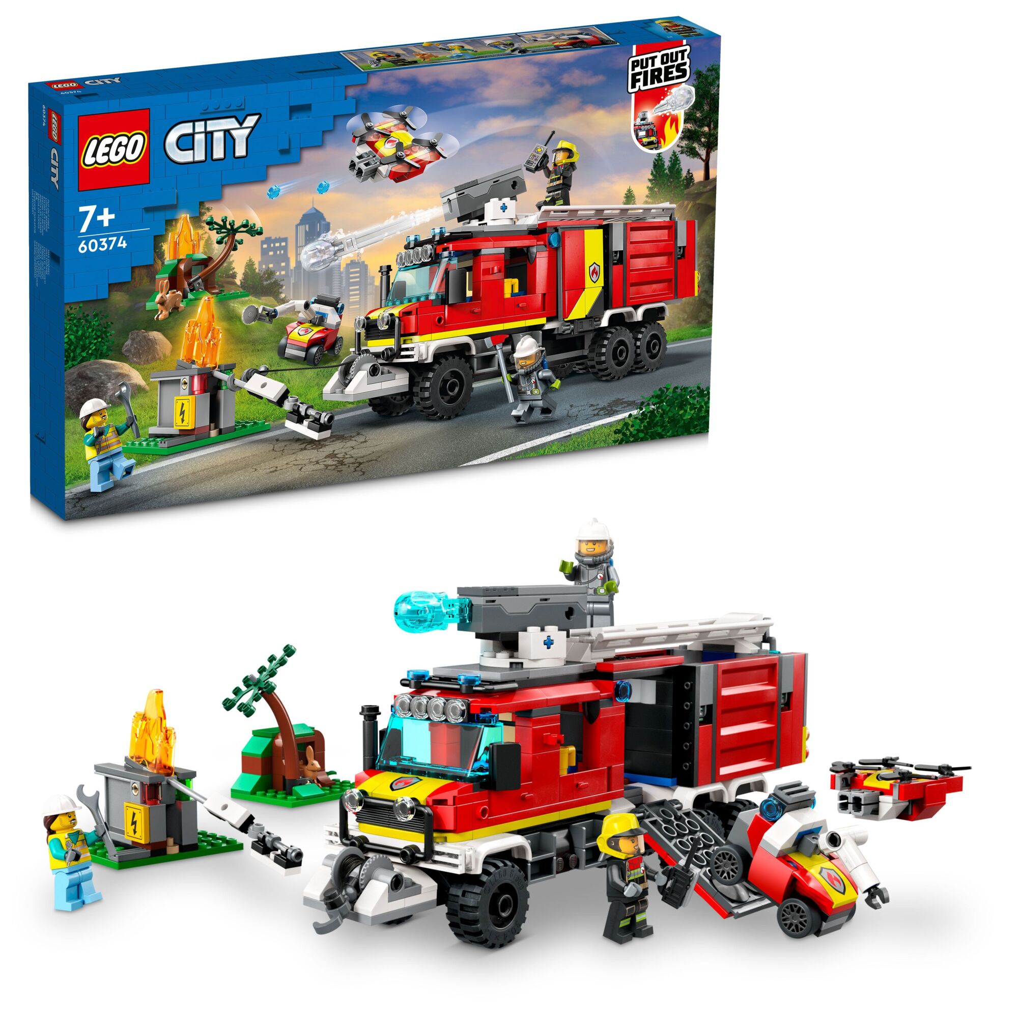 LEGO City Brandchefens bil 60374 - Elgiganten - Elgiganten