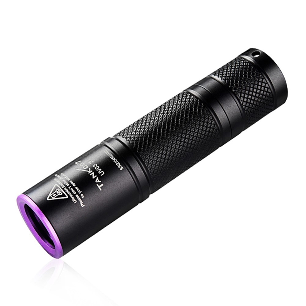 TANK007 365nm ultraviolettitaskulamppu kädessä pidettävä UV-taskulamppu ...