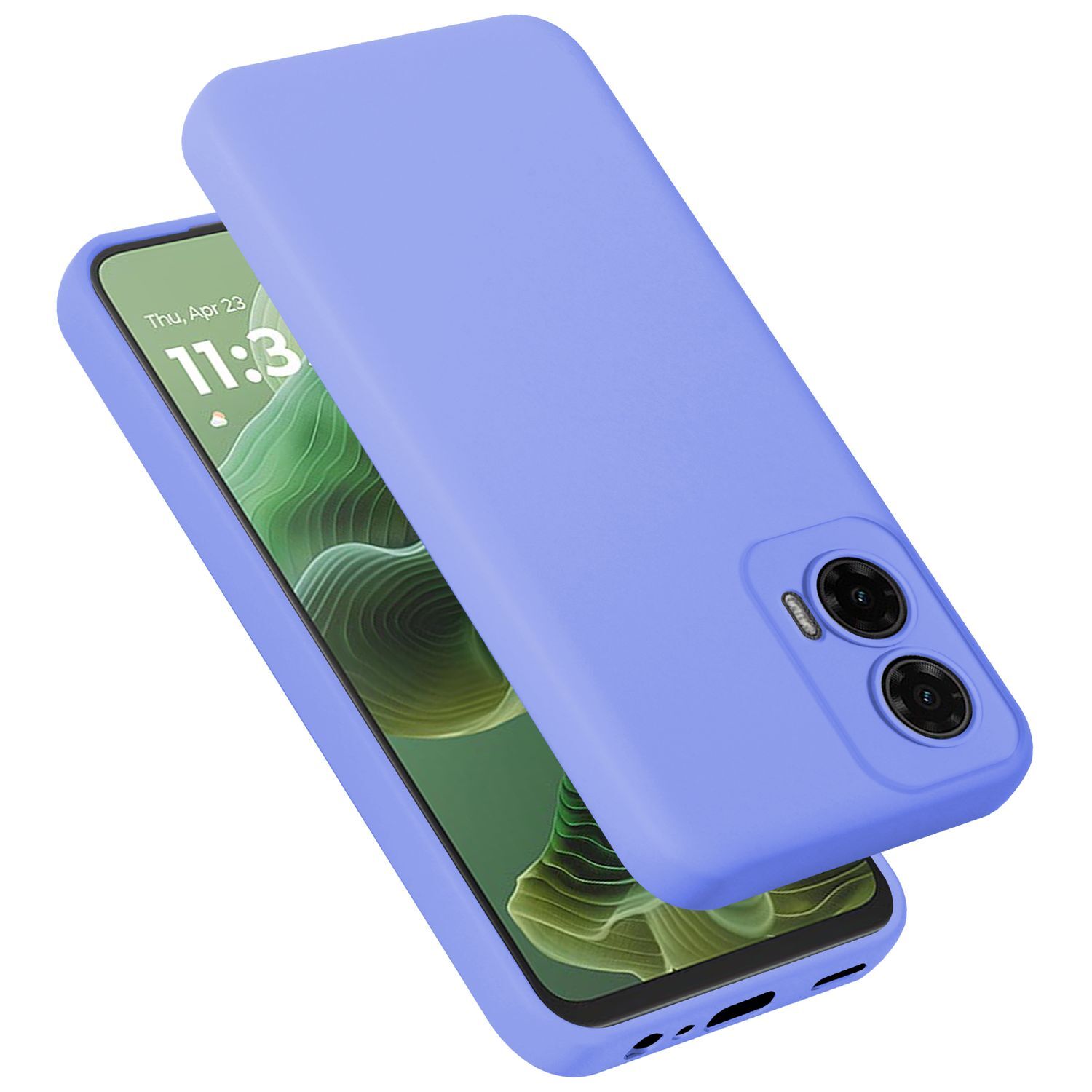 Custodia 2 In 1 Per Motorola Moto G35 – Cover TPU Morbida + Pellicola In Vetro Temperato – XS40