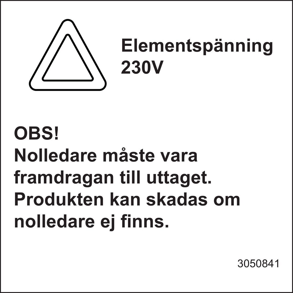 OBS! Støpsel til platetopp må være koblet på ovnen! Sjekk at alle kokesoner fungerer etter installering!