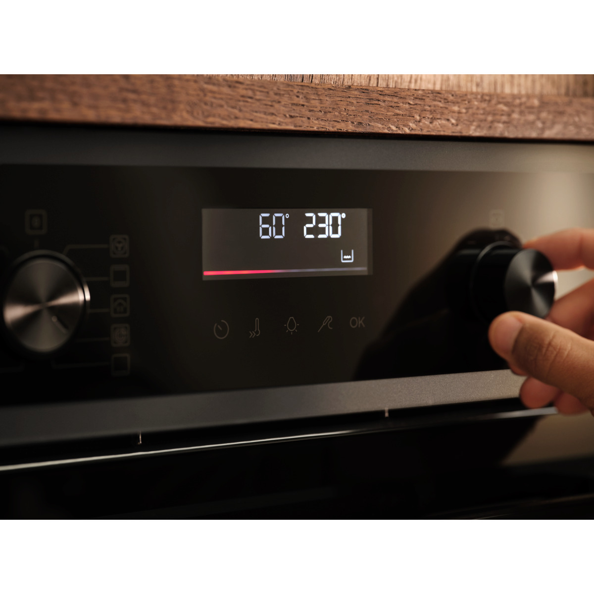 EXPlore LED display med touchknapper