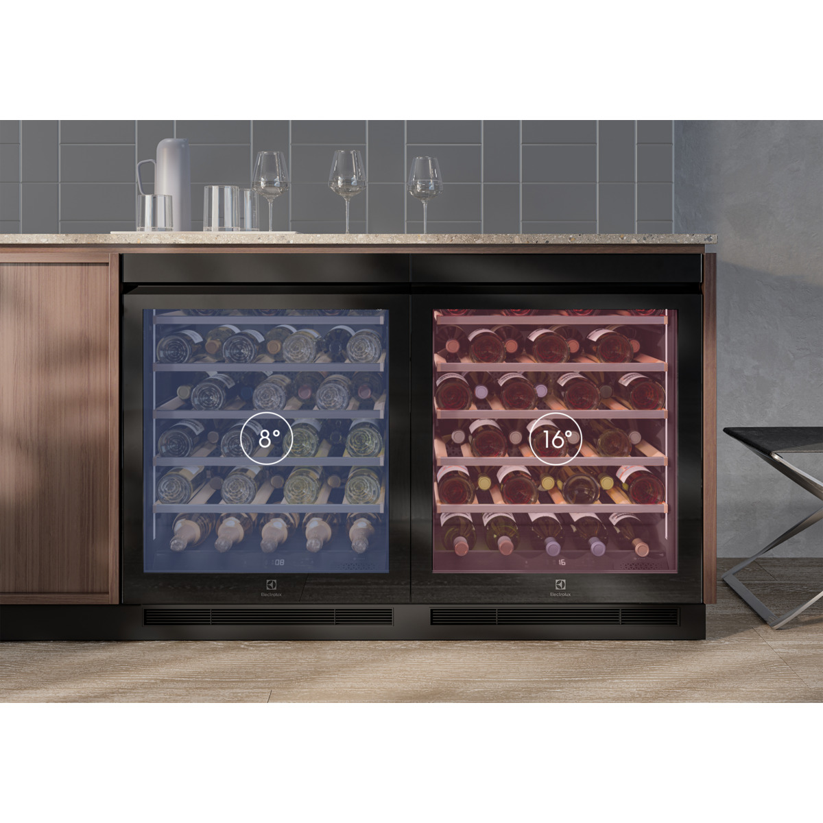 Ideel vinopbevaring med Single-Zone Pro